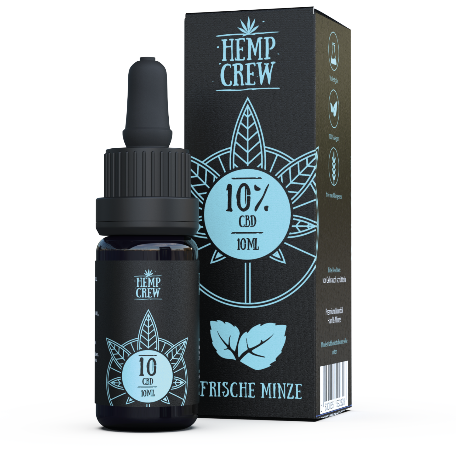 Full spectrum CBD oil 5% and 10% with flavor | Fresh mint
